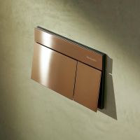 Vorschau: hansgrohe iFrame Element E Betätigungsplatte, eckig, für 2-Mengen-Spülung