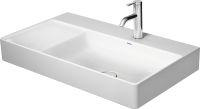 Vorschau: Duravit DuraSquare Waschtisch 80x47cm, mit Hahnloch, ohne Überlauf, Becken rechts, weiß 2349800041