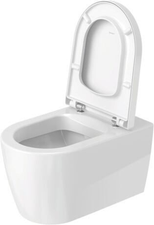 Duravit ME by Starck Wand-WC, HygieneGlaze, mit Spülrand, weiß