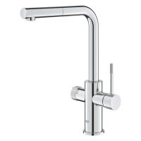 Vorschau: Grohe Blue 2.0 5-in-1-Armatur, L-Auslauf, ausziehbar, chrom