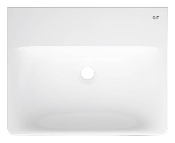 Grohe Euro Keramik Waschtisch 55cm ohne Hahnloch, ohne Überlauf, weiß