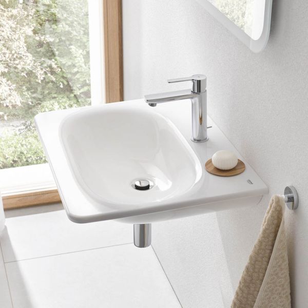Grohe Lineare Einhand-Waschtischbatterie S-Size, Zugstangen-Ablaufgarnitur, chrom 32114001
