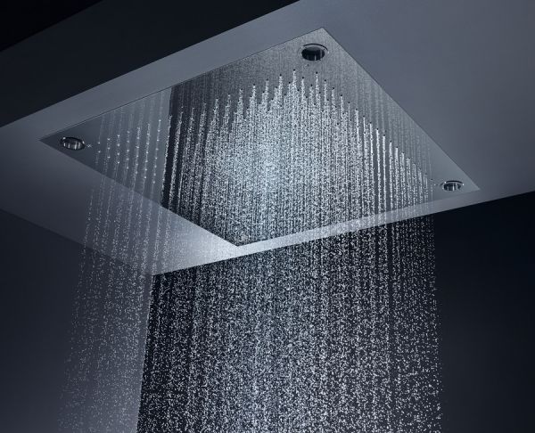 Axor ShowerCollection ShowerHeaven 720x720mm 3jet Kopfbrause mit Beleuchtung, edelstahl