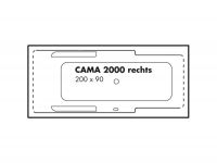 Vorschau: Polypex CAMA 2000 rechts Rechteck-Badewanne 200x90cm