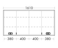 Vorschau: Burgbad rl20 Spiegelschrank 161x80cm mit Lichtrahmen Vorschau: Burgbad rl20 Spiegelschrank 161x80cm mit Lichtrahmen