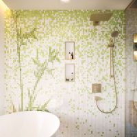 Vorschau: hansgrohe Raindance E Duschkopf 300 1jet mit Brausearm, EcoSmart, brushed bronze