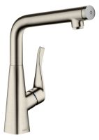 Vorschau: Hansgrohe Metris Select M71 Spültischmischer 320 Eco 1jet, edelstahl-optik 14785800