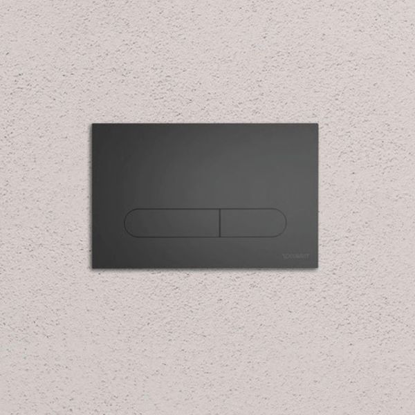 Duravit DuraSystem Betätigungsplatte mechanisch schwarz matt WD5009011000