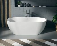 Vorschau: Duravit DuraKanto freistehende ovale Badewanne 168x80cm 700561, weiß