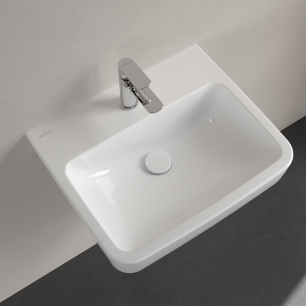 Villeroy&Boch O.Novo Waschbecken 55x46cm 1 Hahnloch ohne Überlauf
