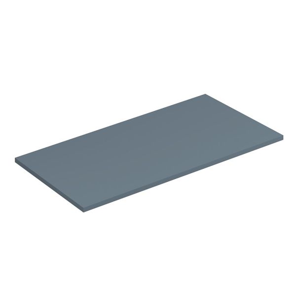 Kludi ICOS Deckplatte 100x50cm für Waschtischunterschrank, teal blue matt 50T100O3