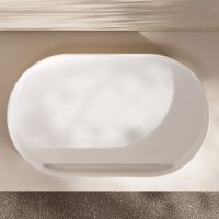 hansgrohe Xuniva Evo U Aufsatzwaschtisch oval 64x40cm mit Ablaufventil, weiß 60325450