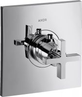 Vorschau: Axor Citterio Thermostat 59 lmin Highflow Unterputz mit Kreuzgriff chrom 39716000