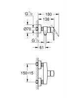 Vorschau: Grohe Start Einhand-Brausebatterie, chrom 24208002_3