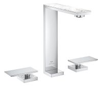 Vorschau: Grohe Allure Gravity 3-Loch-Waschtischbatterie ohne Platte, mit Push-Open