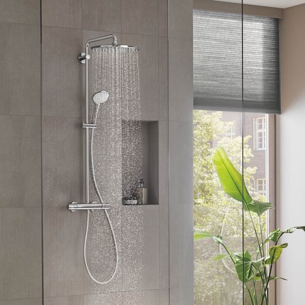 Grohe Euphoria System 310 Duschsystem mit Thermostatbatterie, chrom