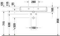 Vorschau: Duravit Vero Air Waschtisch rechteckig 80x47cm, mit Überlauf, mit Wondergliss, weiß 23508000601