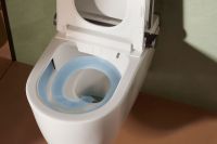 Vorschau: hansgrohe LavaPura Element S Dusch-WC Komplett, weiß