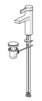 Vorschau: Hansa Hansaloft Waschtisch-Einhand-Einlochbatterie, mit Ablaufgarnitur, chrom