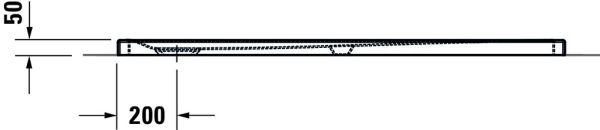 Duravit Tempano Duschwanne rechteckig 75x150cm, Sanitäracryl, weiß