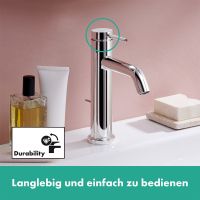 Vorschau: Hansgrohe Tecturis S Waschtischarmatur 110 mit Zugstangen-Ablaufgarnitur, chrom