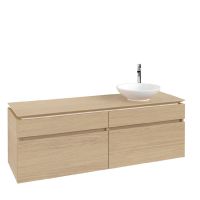 Villeroy&Boch Legato Waschtischunterschrank 160x50cm für Aufsatzwaschtisch, 4 Auszüge nordic oak, B59800VJ