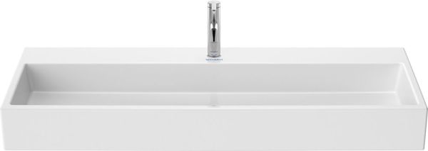 Duravit Vero Air Waschtisch rechteckig 120x47cm, mit 1 Hahnloch, ohne Überlauf, WonderGliss, weiß