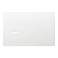 Laufen Solutions Marbond Duschwanne 120x80x3,8cm superflach, rechteckig, Ablauf seitlich, weiß H2154410000001