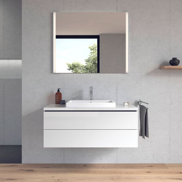 Duravit Vero Air Einbauwaschtisch 55x45,5cm, mit Überlauf, ohne Wondergliss, weiß 0383550000