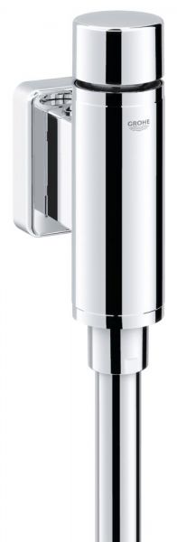 Grohe Rondo Urinal-Druckspüler mit integrierter Vorabsperrung, chrom