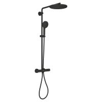 Vorschau: Grohe Vitalio Joy+ CoolTouch System 280 Duschsystem mit Thermostatbatterie, Aufputz, schwarz matt