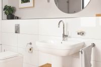 Vorschau: Grohe Eurosmart Waschtischbatterie L-Size mit Ablaufgarnitur, schwenkbar, chrom 23537003 