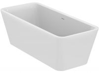 Ideal Standard Tonic II Körperform-Badewanne 180x80cm, freistehend mit Ablauf, weiß