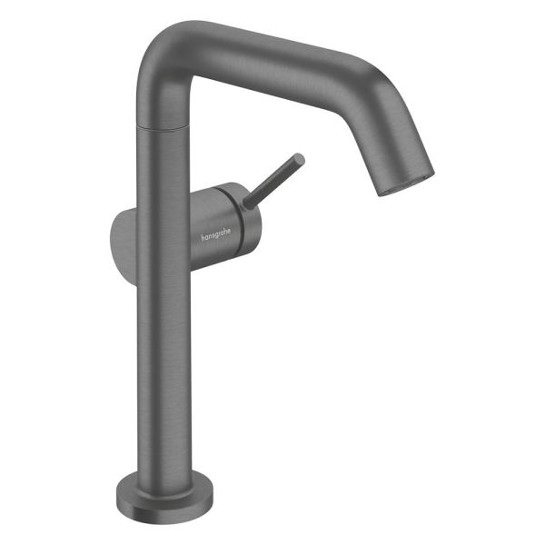 hansgrohe Tecturis S Waschtischarmatur 210 Fine CoolStart EcoSmart+, Push-Open, brushed black chrome 73360340