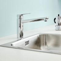 Grohe Start Curve Einhand-Spültischbatterie, schwenkbar, chrom 31717000 Grohe Start Curve Einhand-Spültischbatterie, schwenkbar, chrom 31717000