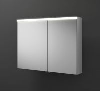 Vorschau: Burgbad Iveo Spiegelschrank mit horizontaler LED-Beleuchtung, 2 Spiegeltüren, 90,8x68cm SPHU090LPN326