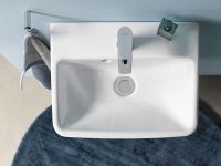 Duravit No.1 Handwaschbecken rechteckig 45x35cm, mit Hahnloch, mit Überlauf, weiß 0743450000