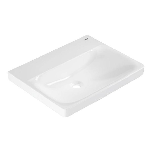 Grohe Euro Keramik Waschtisch 60cm ohne Hahnloch, ohne Überlauf, weiß
