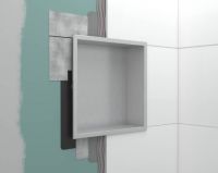 Vorschau: Hansgrohe XtraStoris Original Wandnische mit Rahmen 300/900/100, betongrau