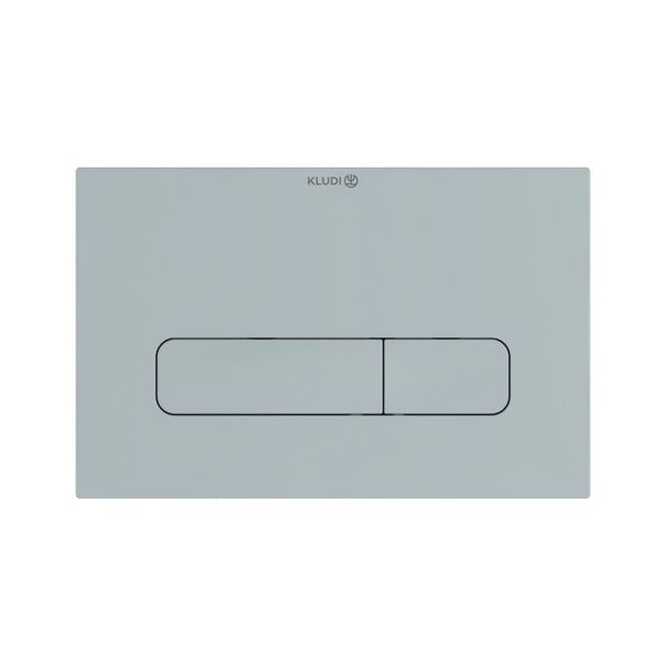 Kludi UNIFIX Betätigungsplatte für 2-Mengen-Spülung, light blue matt 30PP01O4