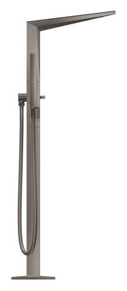 Grohe Allure Brilliant Wannenarmatur freistehend mit Vanilla Noir Ceasarstone Einlagen