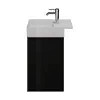 Vorschau: Burgbad Yumo Gästebad Mineralguss-Handwaschbecken 50,5x26,5cm mit Waschtischunterschrank und 1 Tür