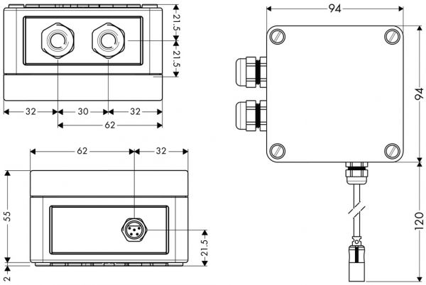 Hansgrohe RainBrain Lichtansteuerungsset