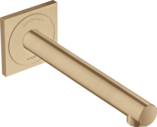 Axor Uno Elektronik-Waschtischmischer 220 Unterputz, für Wandmontage brushed bronze 45111140