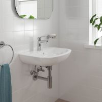 Vorschau: Grohe BauLoop Waschtischarmatur M-Size mit Ablaufgarnitur, LowFlow 3,5 l/min, chrom