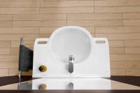 Vorschau: Villeroy&Boch ViCare Waschbecken mit 1 Hahnloch, barrierefrei, 80x55cm 412080011344