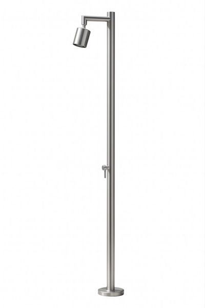 Ideal Frosto frostsichere Gartendusche mit Heizband, edelstahl geschliffen