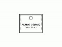 Vorschau: Polypex PLANO 100x80 Duschwanne 100x80x2cm