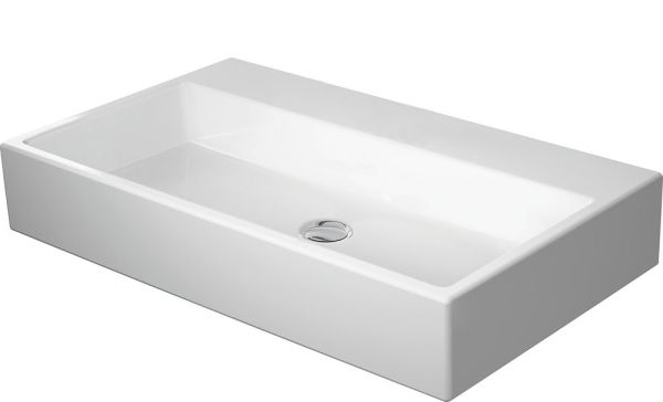 Duravit Vero Air Waschtisch 80x47cm, ohne Hahnloch, ohne Überlauf, WonderGliss, geschliffen, weiß