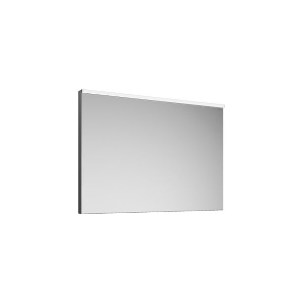 Burgbad Eqio Leuchtspiegel mit horizontaler LED-Aufsatzleuchte 90x63,5cm